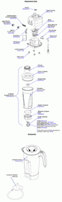 Part Location Diagram of 990054200 Hamilton Beach Cordset